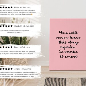 Pink Wall Art for Women Desk Decor Pink Empowering Office Wall Decor ...