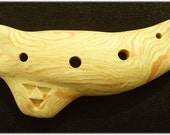 Marbled Island Ocarina Pendant  --- Key of E ---  Alto Vessel Flute