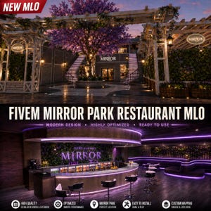 FiveM Mirror Park Restaurant Mlo New Custom Interior MLO