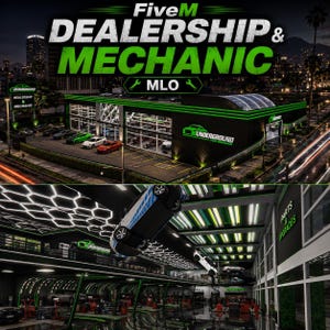 Fivem dealership and mechanic mlo, Underground Performa, FiveM Mods, Standalone