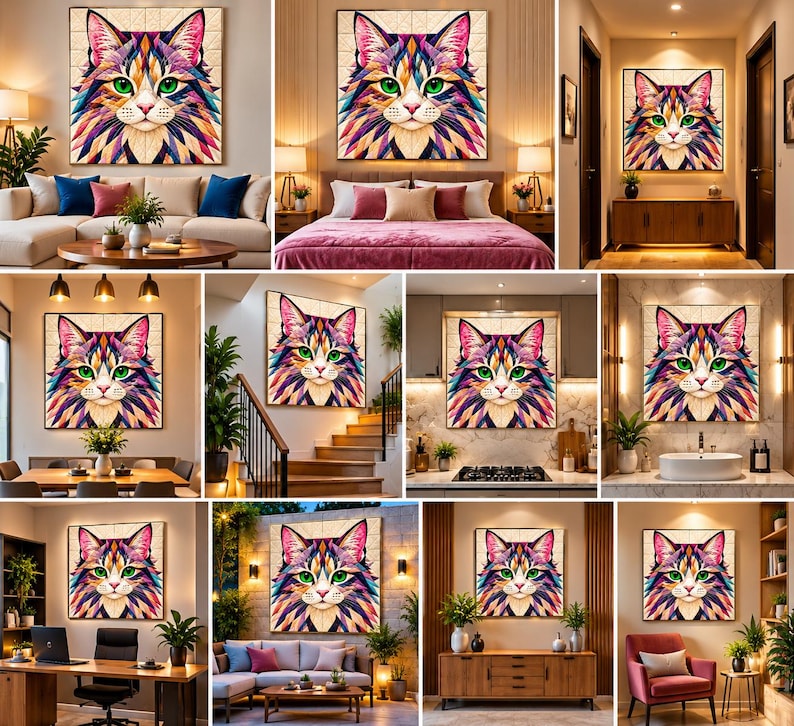 Cat Quilt Pattern Bundle PDF, Multiple Patchwork Cat Designs, Digital Sewing Download



DIY Cat Patchwork Quilt PDF, Animal Block Sewing Pattern, Instant Digital Download



Cat Portrait Quilt Pattern PDF, Feline Face Patchwork, Art Quilt Sewing Pattern



Scrappy Cat Quilt Pattern PDF, Fabric Scrap Patchwork, Easy Animal Sewing Project



Three Cat Quilt Pattern PDF, Multi Cat Patchwork Blocks, DIY Sewing Download