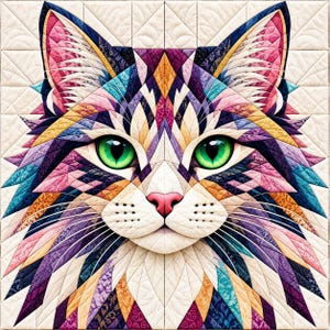 Cat Patchwork Quilt PDF, Animal Quilt Pattern, Cat Lover Gift, Sewing Pattern Download



Modern Cat Quilt Pattern PDF, Contemporary Patchwork Cat, DIY Quilting Pattern



Easy Cat Quilt Pattern PDF, Simple Patchwork Cat Blocks, Beginner Quilt Sewing Pattern



Cat Face Quilt Pattern PDF, Feline Applique Quilt, Patchwork Sewing Pattern, Digital Download



Sleeping Cat Quilt Pattern PDF, Cute Animal Patchwork, Cat Lover Sewing Pattern



Black and White Cat Quilt Pattern