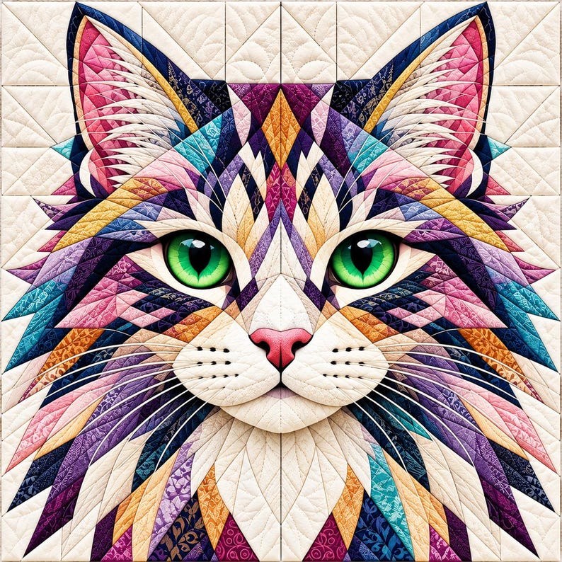 Cat Patchwork Quilt PDF, Animal Quilt Pattern, Cat Lover Gift, Sewing Pattern Download



Modern Cat Quilt Pattern PDF, Contemporary Patchwork Cat, DIY Quilting Pattern



Easy Cat Quilt Pattern PDF, Simple Patchwork Cat Blocks, Beginner Quilt Sewing Pattern



Cat Face Quilt Pattern PDF, Feline Applique Quilt, Patchwork Sewing Pattern, Digital Download



Sleeping Cat Quilt Pattern PDF, Cute Animal Patchwork, Cat Lover Sewing Pattern



Black and White Cat Quilt Pattern