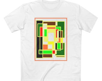 Color Pulse Grid T-Shirt | Modern Abstract Art Tee