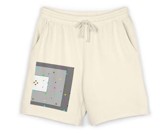 Abstract Art Unisex Sweat Shorts, Lightweight Fleece Casual Shorts