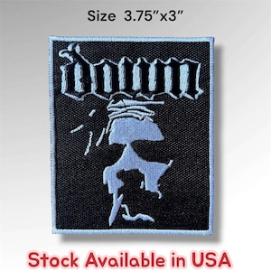 Down NOLA Band Embroidered Patch Iron-Sew on Sludge Stoner Metal Punk Rock