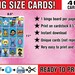 Kid Friendly Loteria Game for Party and School BIG Loteria Cards PDF ...