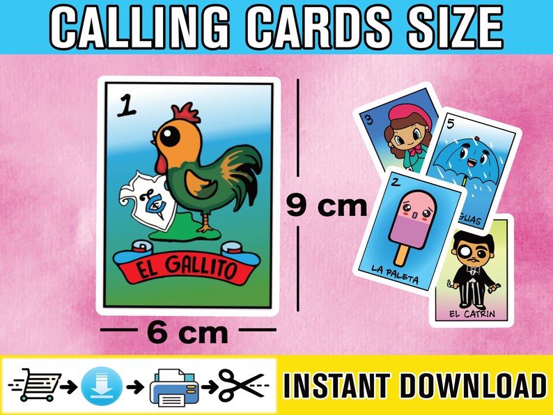 Loteria for Kids Friendly Loteria Game for Party and School Etsy