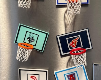 WNBA / NBA Team Basketball Hoop Magnets