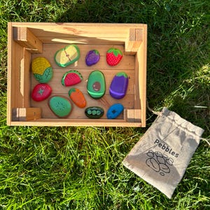 Fruit n Veg sensory pebble set