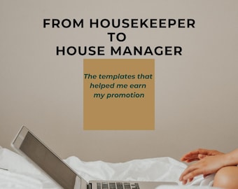 House Manager Toolkit | 13 Printable Private Household Operations Templates