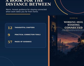 Working Away From Home Guide, Family Connection Book for Housekeepers and Domestic Workers, Digital PDF