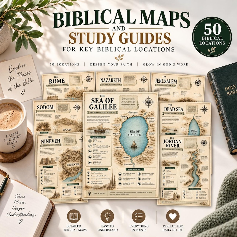 Printable Bible Atlas - Etsy