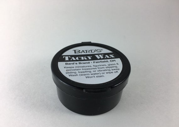 BARD'S TACKY WAX, Tacky Glue, Temporary Translucent Adhesive, Anti