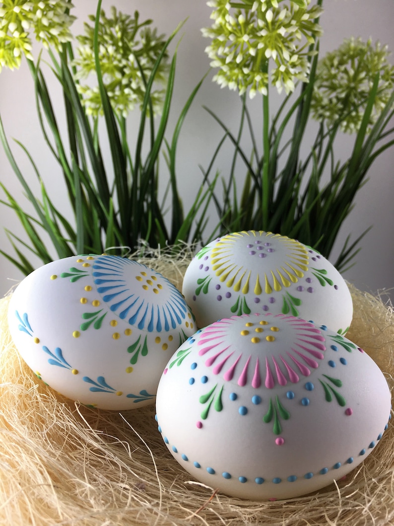 TUTORIAL Easter Eggs Learn How to Make Polish Pysanky PDF Etsy