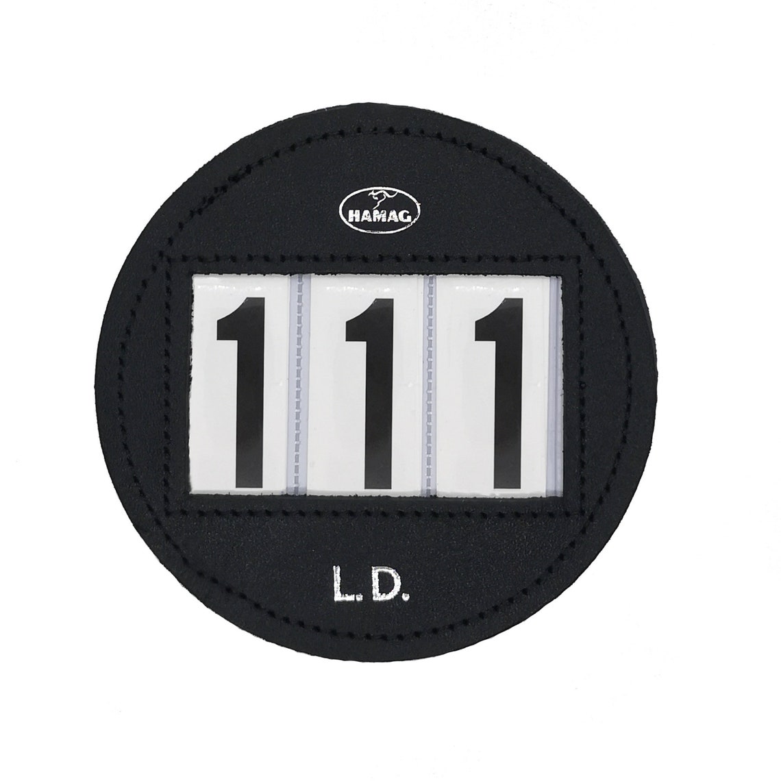 Personalised Hamag™ Leather Saddle Cloth Number Holders pair Etsy