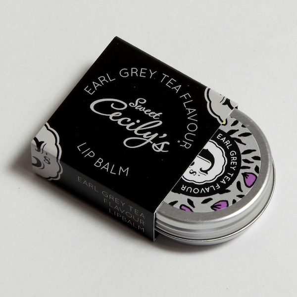 Earl Grey Lip Balm - Organic / Natural Lip Balm - Letterbox Gifts - Organic Skincare