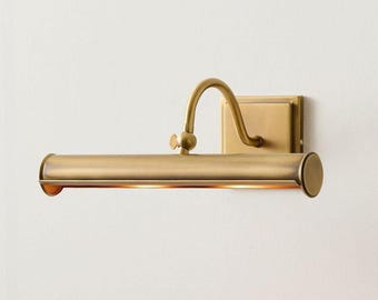 Solid Brass Picture Light | vintage style picture Lighting