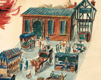 Drawings 1940s Etsy