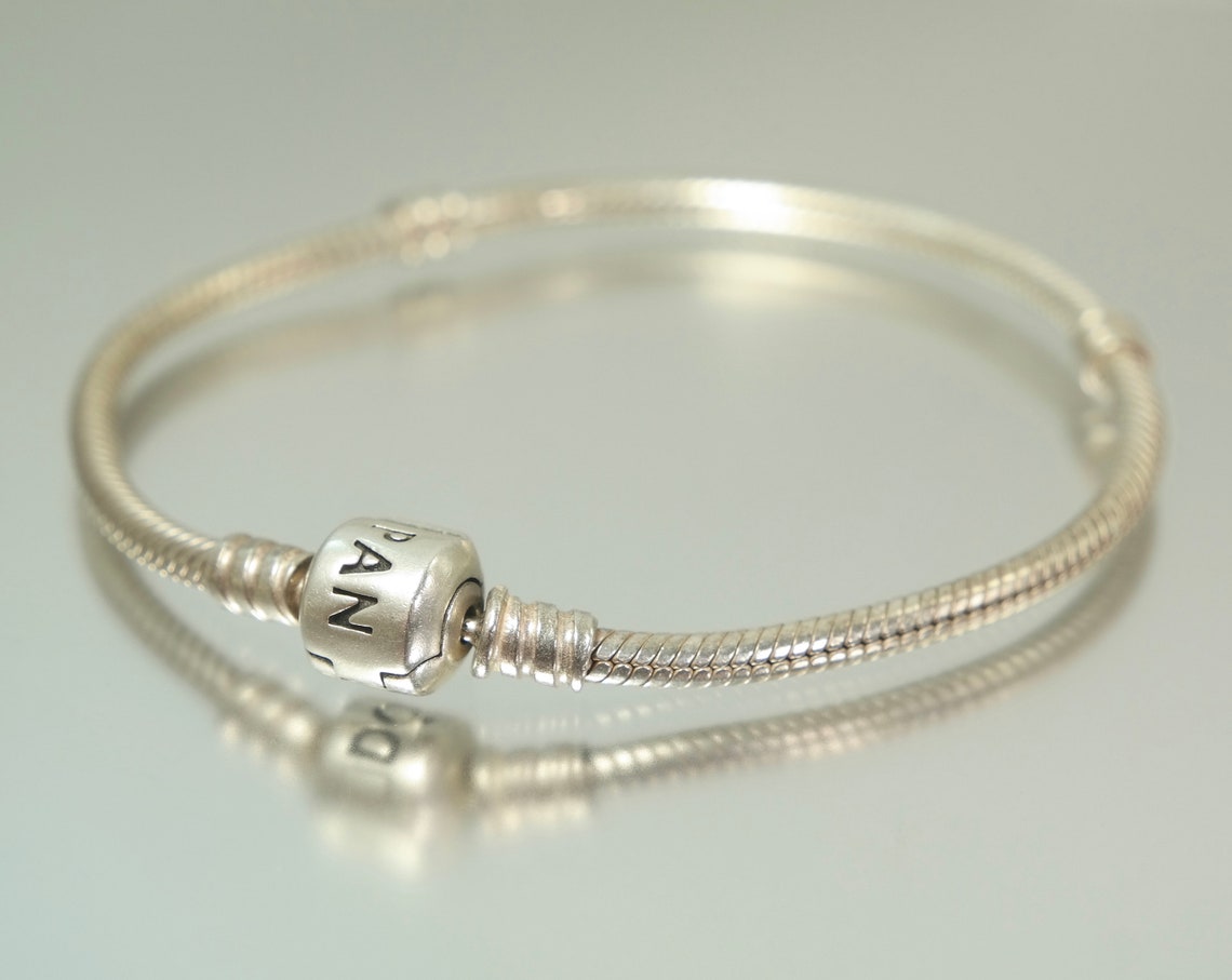 Sterling silver Pandora snake charm bracelet Etsy