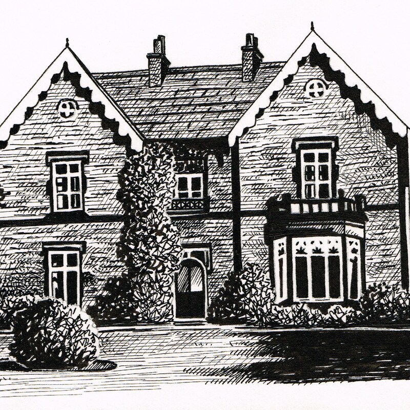 Victorian Drawing - Etsy
