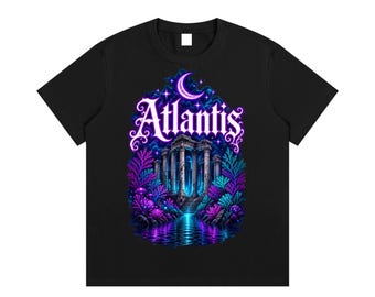 Atlantis Black T-Shirt