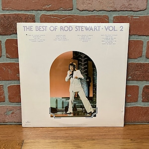 Vintage the Best of Rod Stewart Greatest Hits LP Record
