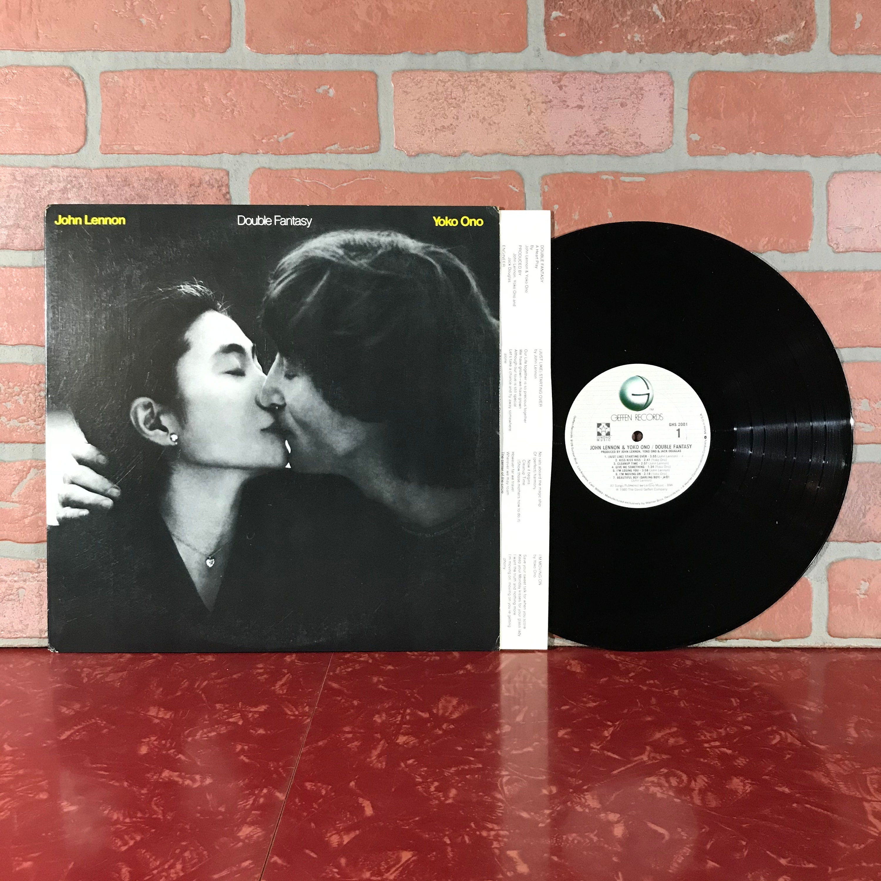 John Lennon Yoko Ono Double Fantasy Vinyl Record Album LP 1980 the