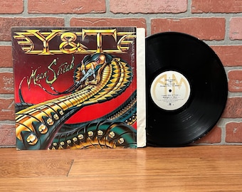 Y&T Mean Streak Vinyl Record Album LP 1983 In Shrink Heavy Metal Hard Rock Thrash Dave Meniketti Yesterday And Today Vintage