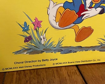 Goin' Quackers Donald Duck Walt Disney Vinyl Record Album LP