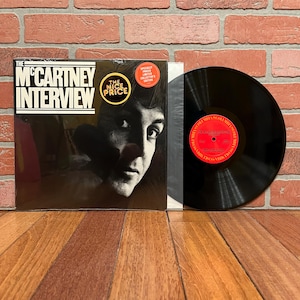 Paul McCartney The McCartney Interview Vinyl Record Album LP 1980 In Shrink Hype Sticker The Beatles Solo British Pop Rock Music Vintage