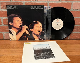 Simon And Garfunkel The Concert In Central Park Vinyl Record Album Double LP 1982 Gatefold With Booklet Mrs. Robinson Vintage