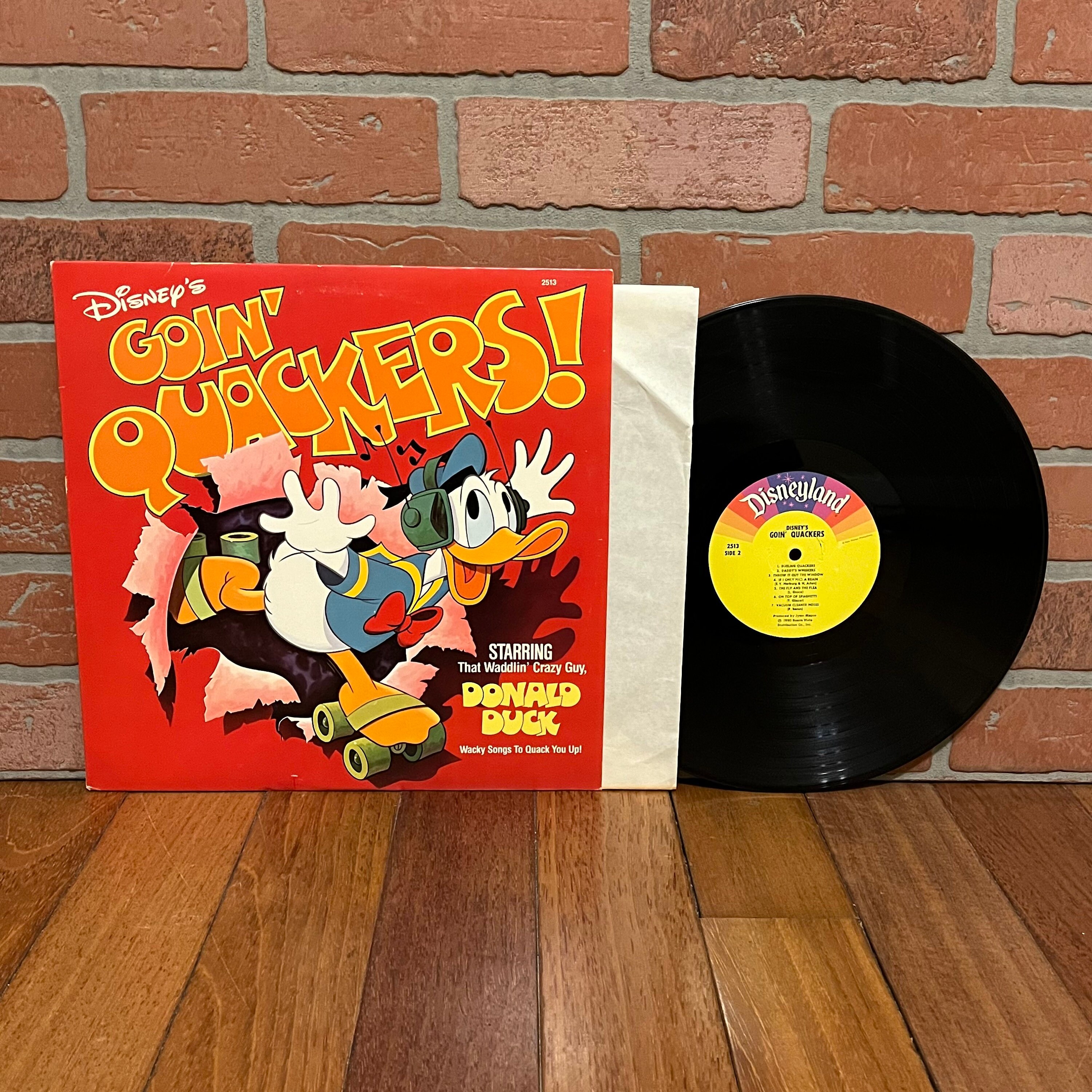 Goin' Quackers Donald Duck Walt Disney Vinyl Record Album LP