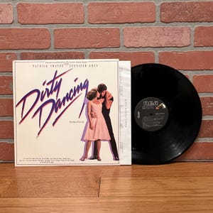 Dirty Dancing Original Movie Soundtrack Vinyl Record Album LP 1987 OST Hungry Eyes Patrick Swayze Jennifer Grey Pop Music Vintage