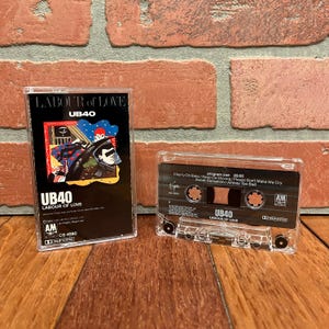 UB40 Labour Of Love Cassette Tape Album 1983 Red Red Wine Reggae Pop Music Analog Vintage