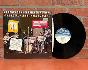 Creedence Clearwater Revival The Royal Albert Hall Concert Vinyl Record Album LP 1980 Original In shrink Hype Stickers Error Cover Vintage