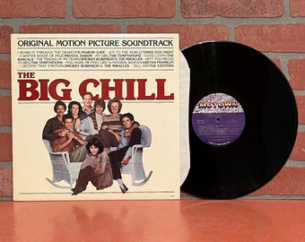 The Big Chill Movie Soundtrack Vinyl Record Album LP 1983 OST Marvin Gaye Temptations Three Dog Night Pop Rock Music Vintage