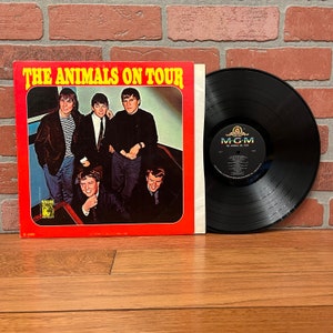 The Animals On Tour Vinyl Record Album LP 1964 Mono Studio Recordings Eric Burdon Classic Rock Pop Music Vintage