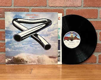 Mike Oldfield Tubular Bells Vinyl Record Album LP 1973 Exorcist Theme Song Horror Movie Soundtrack Halloween Instrumental Music Vintage
