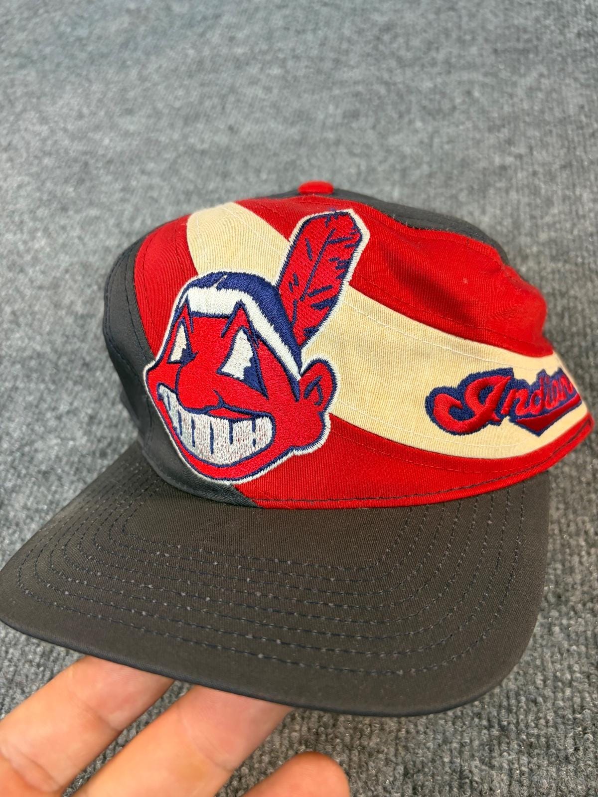 超希少Cleveland Indians ベースボールキャップ　古着 Vintage Cleveland Indians Hats - Etsy