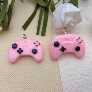 Cute Resin Video Game Controller Charms For Jewelry Making,Earring Necklace Bracelet Keychain Decoration Accessories,DIY Craft Supplies
