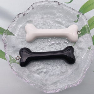 Cute Resin Dog Bone Charms Earring Necklace Bracelet Pendants DIY Jewelry Making Supplies Keychain Decoden Accessories Craft Supplies