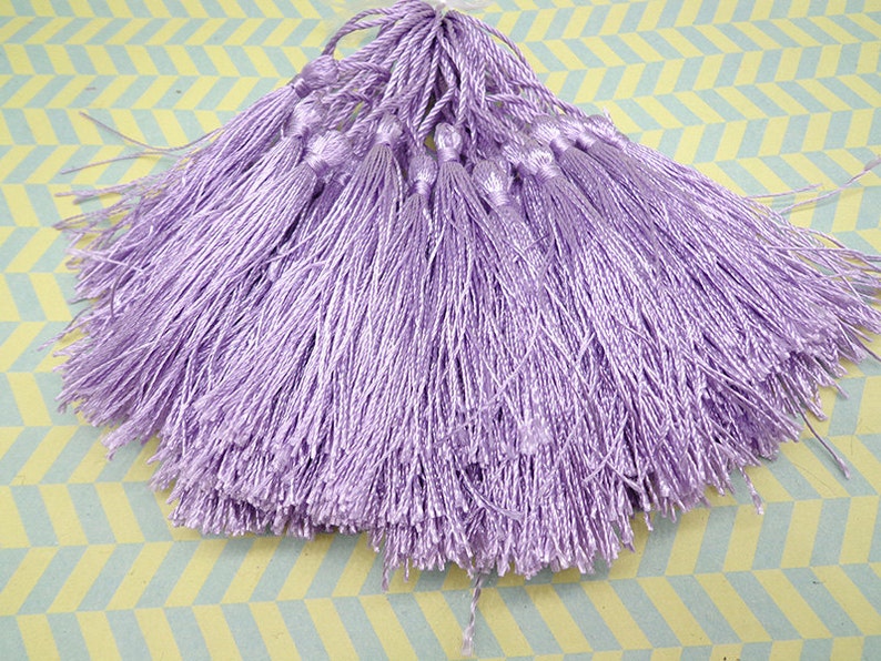 Wholesale 20pcs lavender tassels silk tassels satin tassels Jewelry tassels for decorating tassels