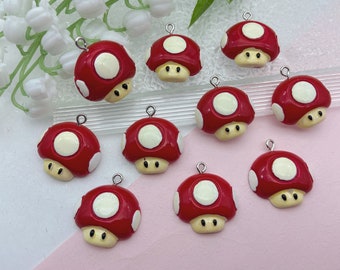 Adornos de plátano kawaii, colgantes de frutas para la fabricación de joyas, accesorios de decoración para pendientes, collares y pulseras, componentes para llaveros, suministros para manualidades DIY.