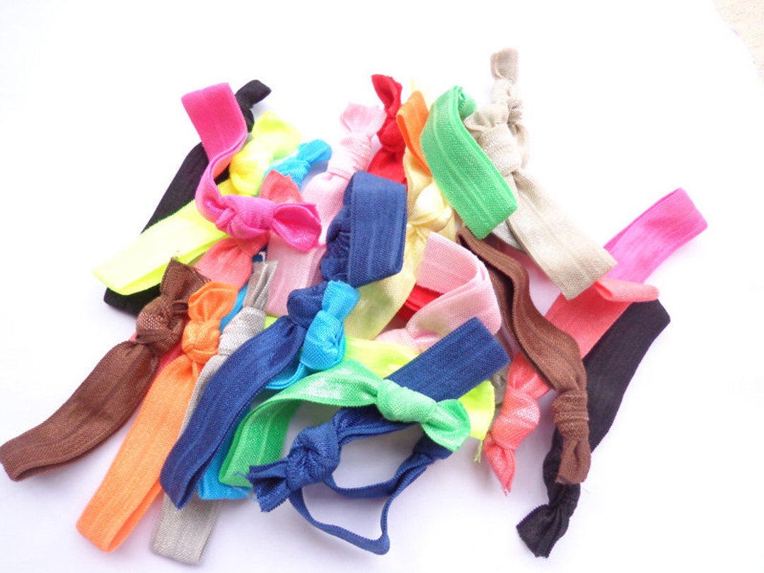 SALE50 Pcs Hair Ties, No Crease Hair Tie, , Knotted No Dent Hair Tie