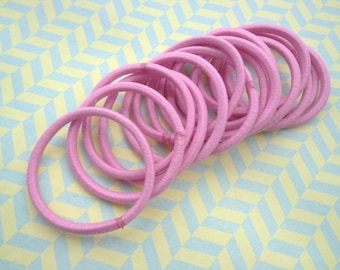 20 Stück Haargummis, rosa Pferdeschwanzhalter, Pferdeschwanzhalter, Zopfhalter