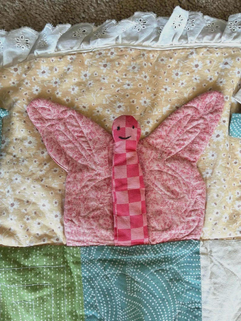 Baby Play Mat PDF Sewing Pattern | Tummy Time Quilt Tutorial | Interactive Baby Quilt | Sensory Activity Quilt image 11