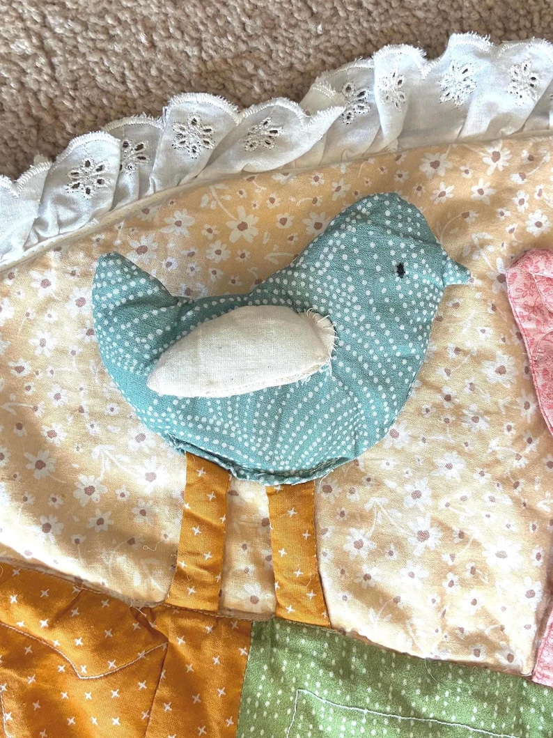 Baby Play Mat PDF Sewing Pattern | Tummy Time Quilt Tutorial | Interactive Baby Quilt | Sensory Activity Quilt image 16
