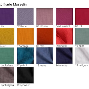 Mousseline van stoffen kaart, niet te koop