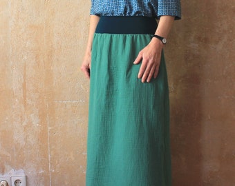 Muslin skirt maxi skirt - many colors!